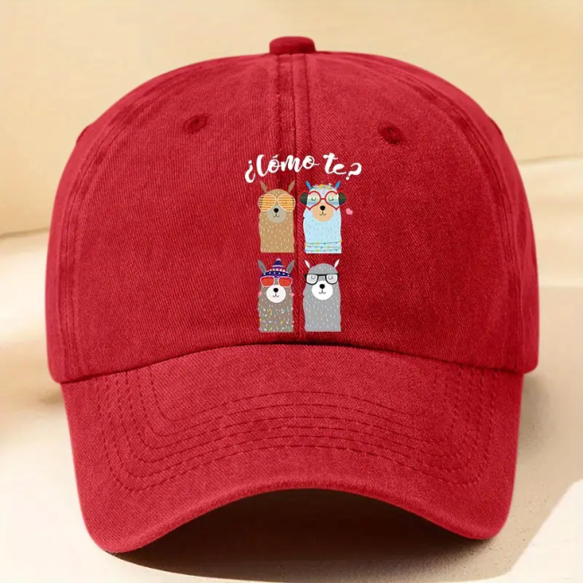 Alpaca Baseball Caps