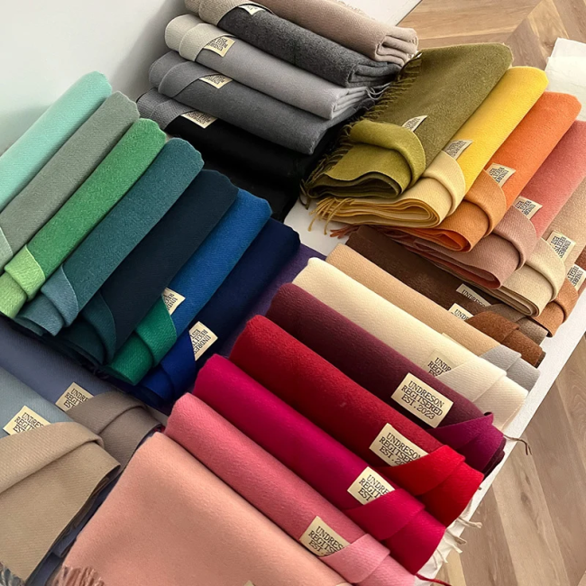 Cashmere Coloured Scaves